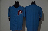 Phillies Blank Blue Nike Cooperstown Collection Jersey,baseball caps,new era cap wholesale,wholesale hats